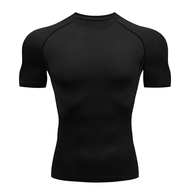 T-Shirt Sportiva Uomo a Compressione – Quick Dry