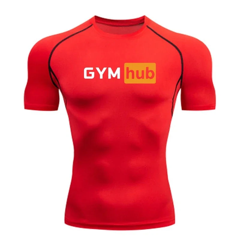 T-Shirt Sportiva Uomo a Compressione – Quick Dry