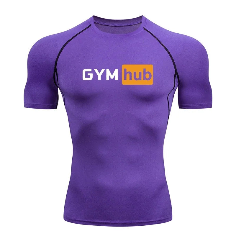 T-Shirt Sportiva Uomo a Compressione – Quick Dry