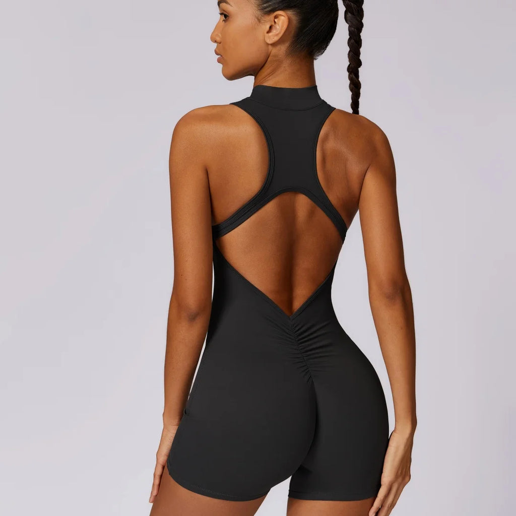 Tuta Sportiva Donna Backless – Fitness e Yoga