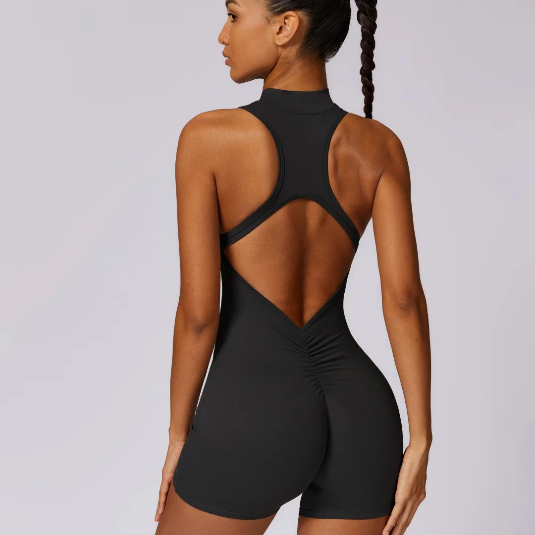 Tuta Sportiva Donna Backless – Fitness e Yoga