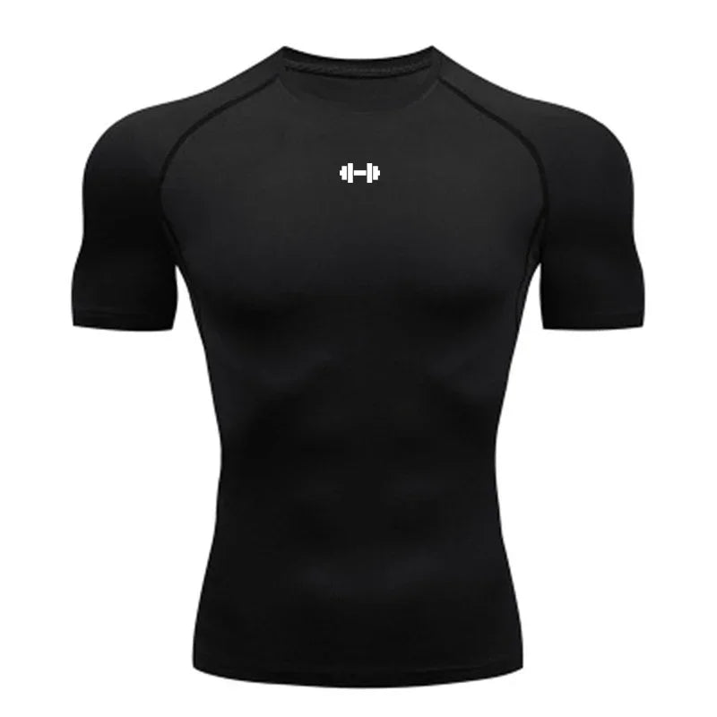 T-Shirt Sportiva Uomo a Compressione – Quick Dry