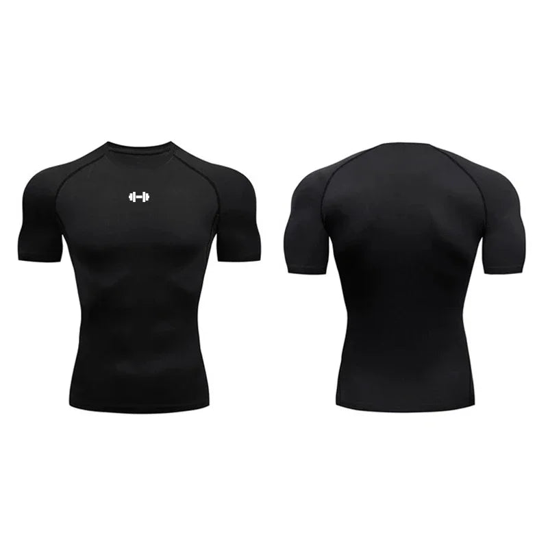 T-Shirt Sportiva Uomo a Compressione – Quick Dry