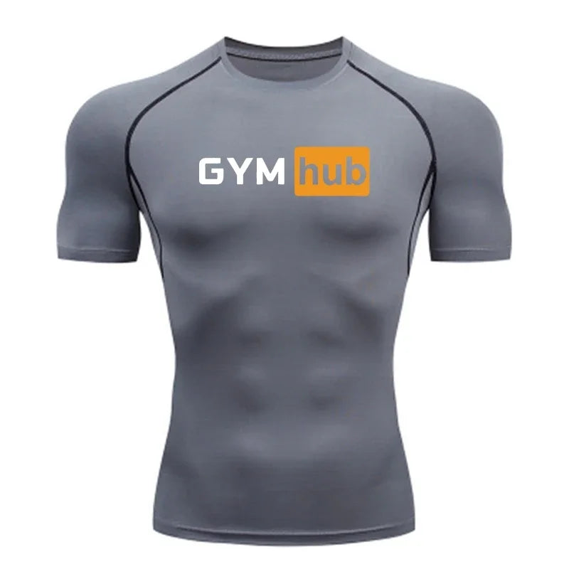 T-Shirt Sportiva Uomo a Compressione – Quick Dry