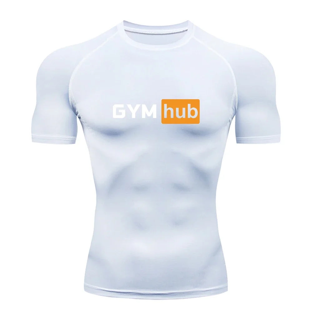 T-Shirt Sportiva Uomo a Compressione – Quick Dry