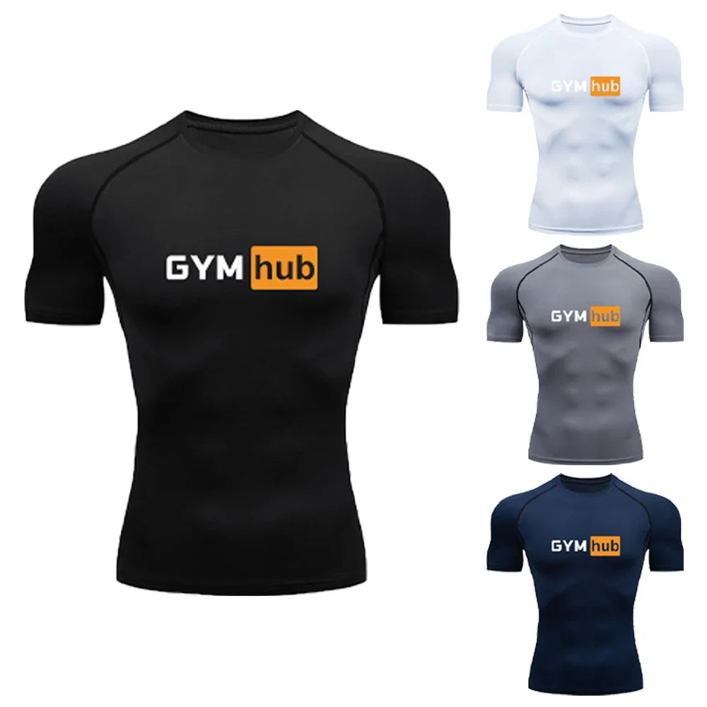 T-Shirt Sportiva Uomo a Compressione – Quick Dry