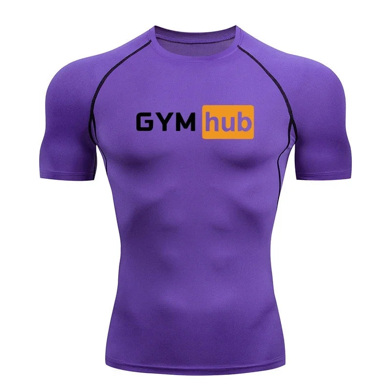 T-Shirt Sportiva Uomo a Compressione – Quick Dry