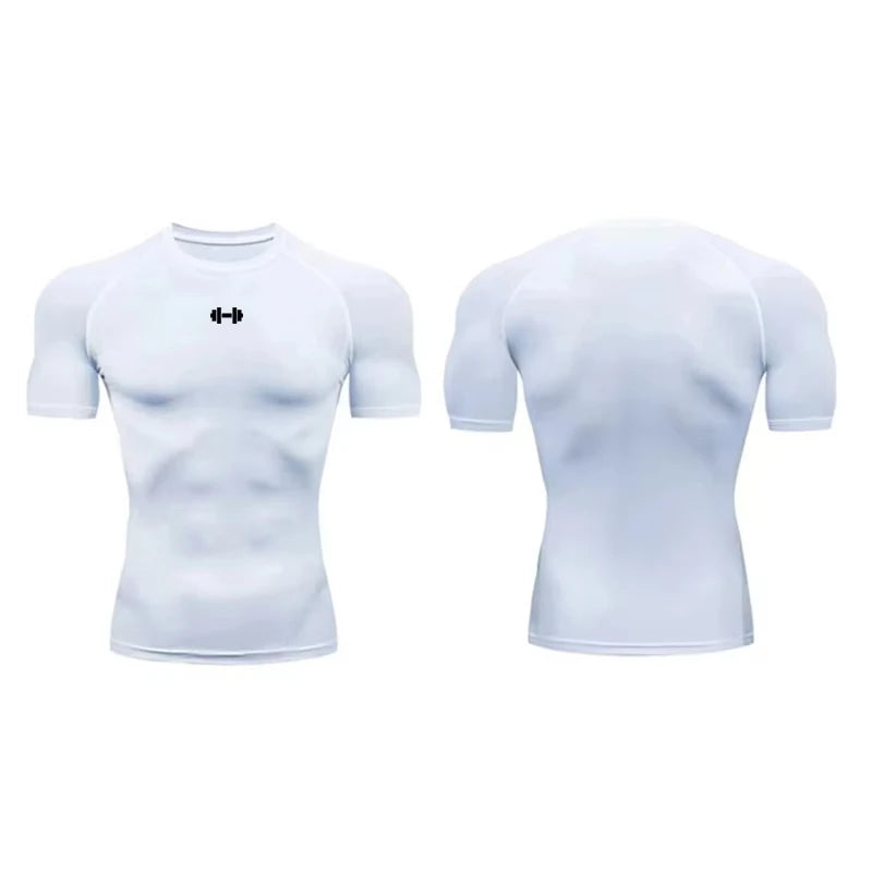 T-Shirt Sportiva Uomo a Compressione – Quick Dry