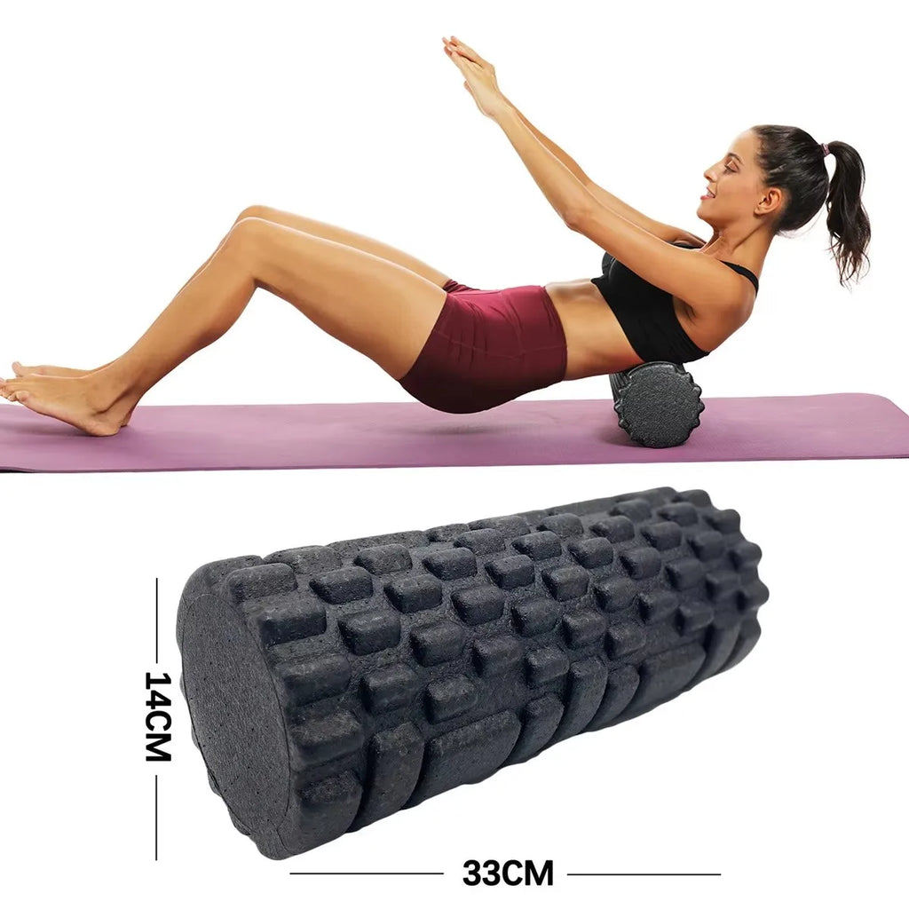 Foam Roller Fitness 30/33 cm – Massaggio Muscolare e Yoga