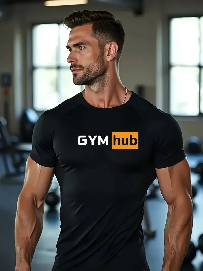 T-Shirt Sportiva Uomo a Compressione – Quick Dry