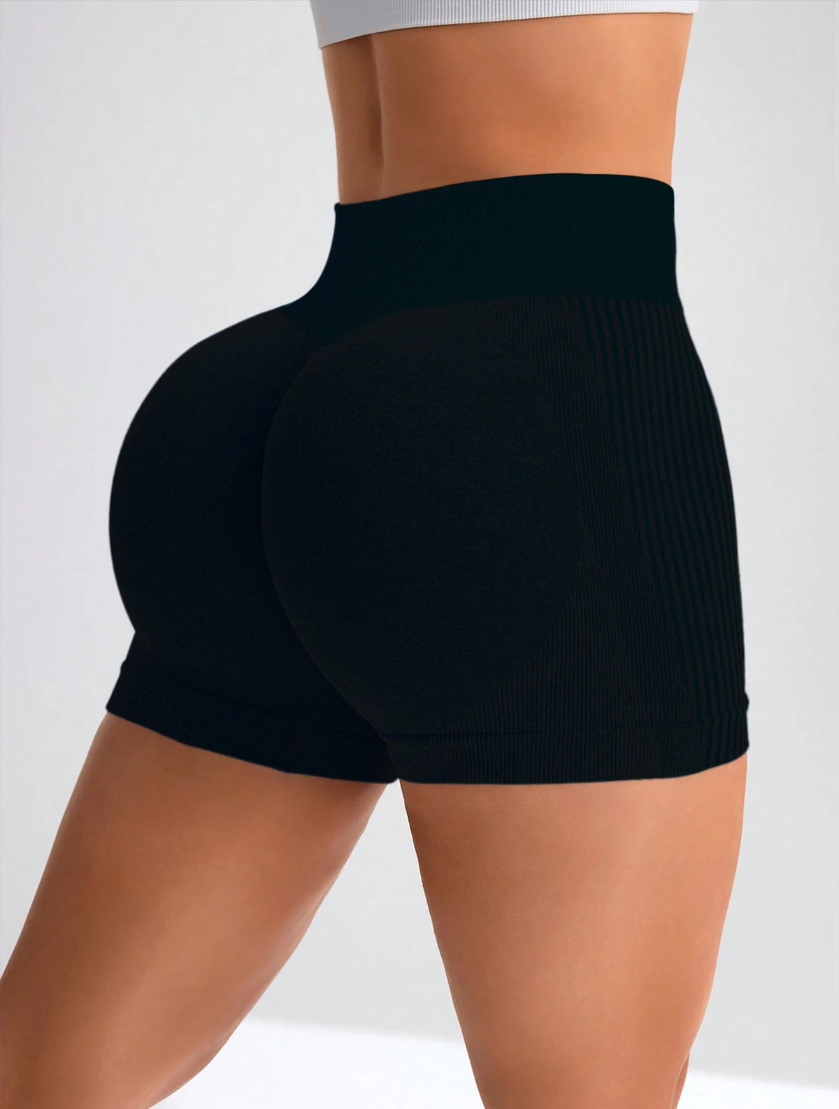 Shorts Sportivi Donna a Vita Alta – Effetto Push Up