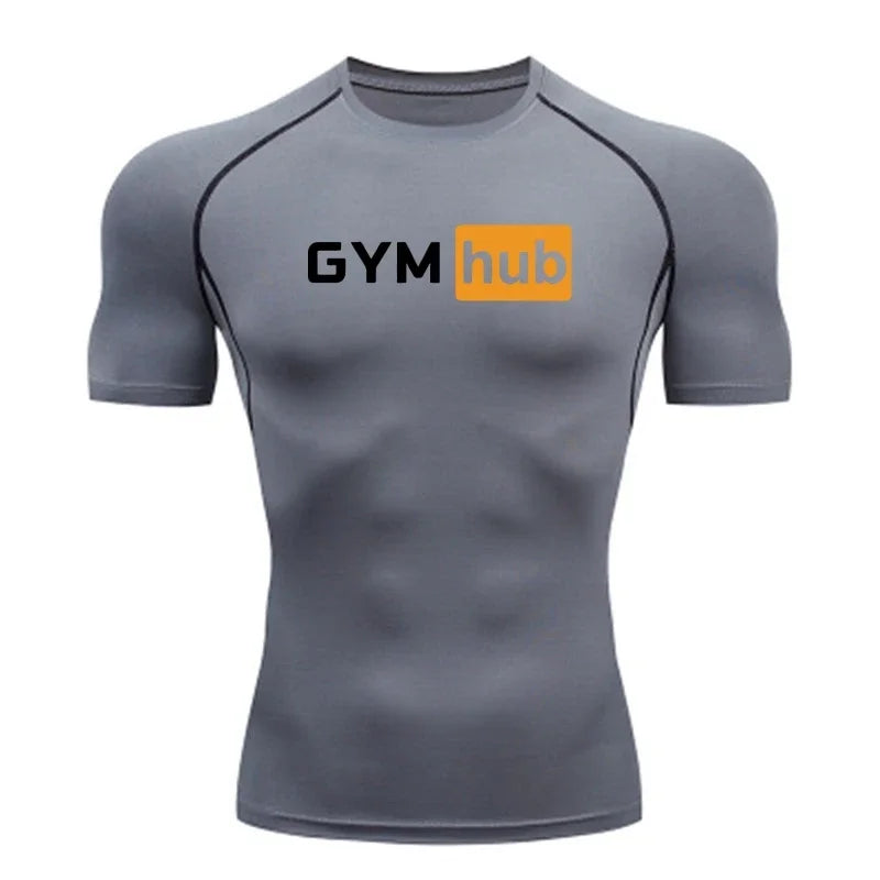 T-Shirt Sportiva Uomo a Compressione – Quick Dry