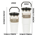 Borraccia Termica in Acciaio con Manico e Coperchio – 600/900 ml