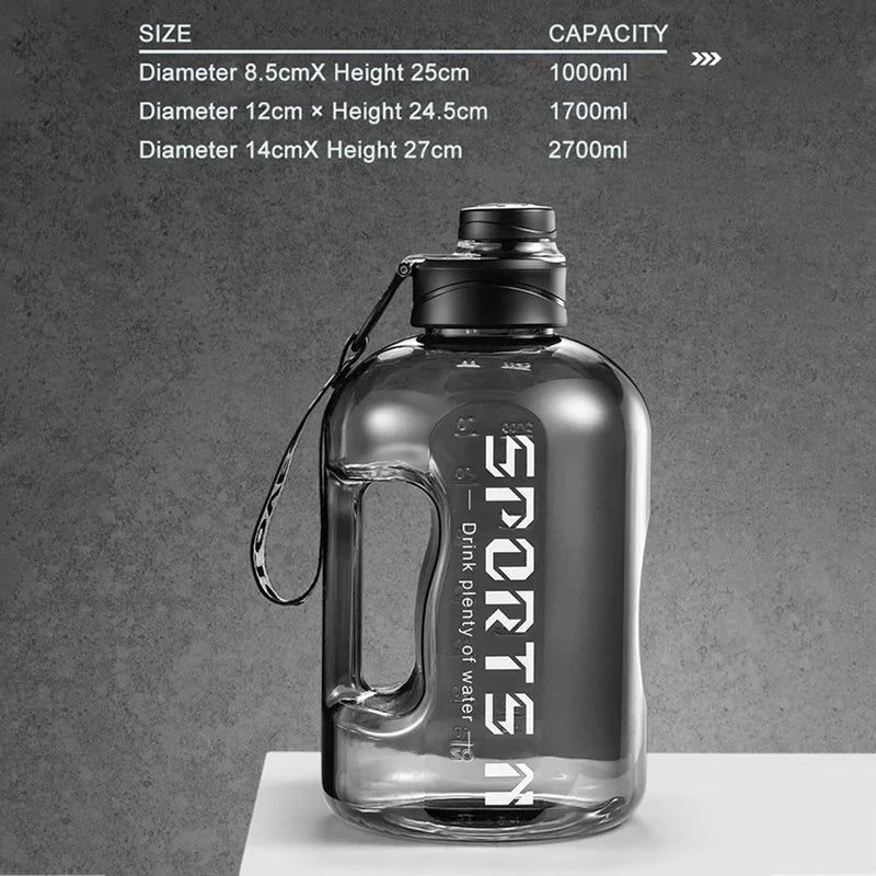 Borraccia Sportiva da 2L – Grande Capacità BPA Free
