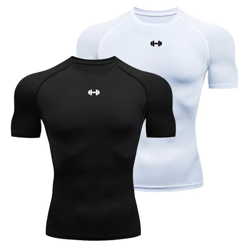 T-Shirt Sportiva Uomo a Compressione – Quick Dry