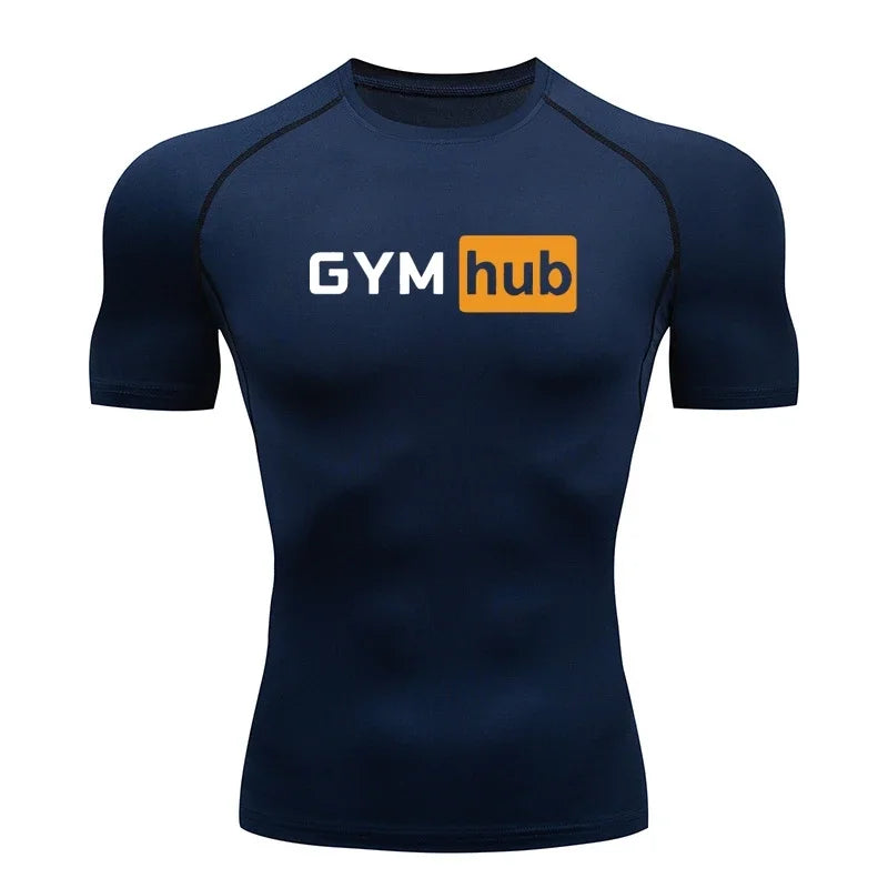 T-Shirt Sportiva Uomo a Compressione – Quick Dry