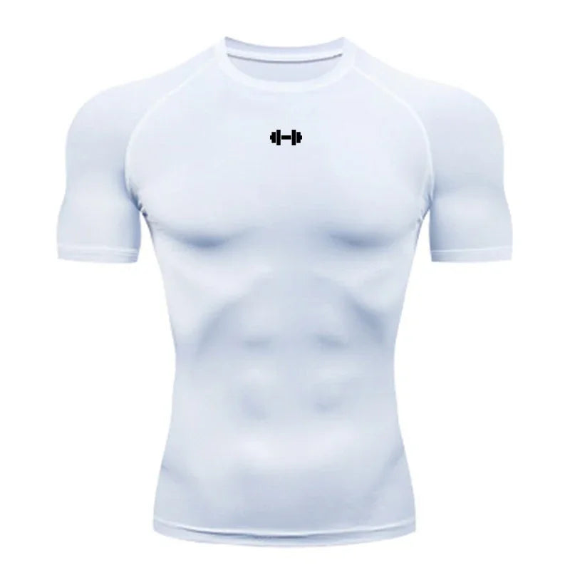 T-Shirt Sportiva Uomo a Compressione – Quick Dry