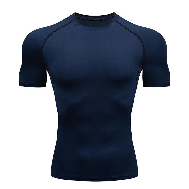 T-Shirt Sportiva Uomo a Compressione – Quick Dry