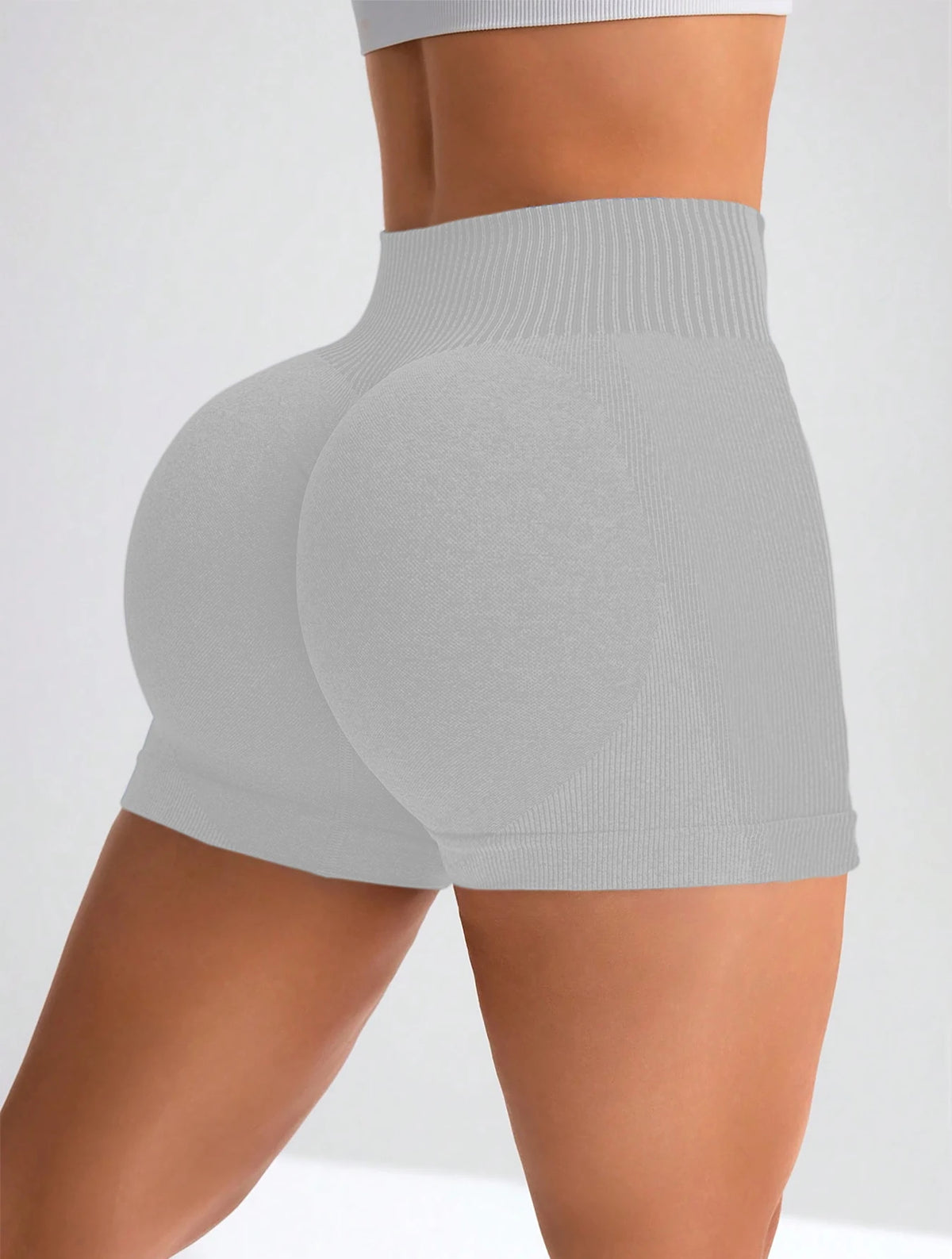 Shorts Sportivi Donna a Vita Alta – Effetto Push Up