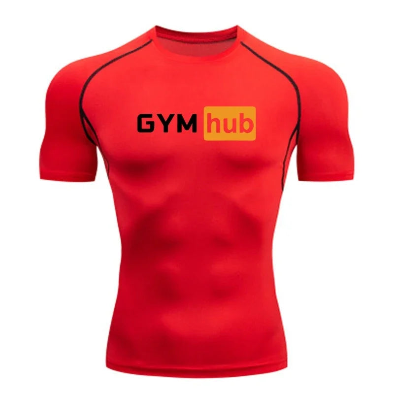 T-Shirt Sportiva Uomo a Compressione – Quick Dry